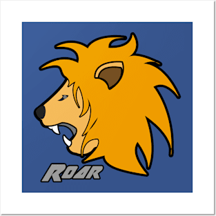 Roar King Lion Posters and Art